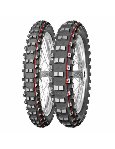 Pneu MITAS TERRA FORCE-MX MH 90/90-14 NHS 46M TT  PIT CROSS RED