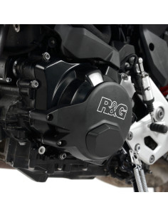 Couvre-carter gauche (alternateur) R&G RACING PRO noir 2