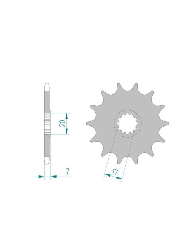 Kit chaine DID  ACIER MBK X-LIMIT 50...