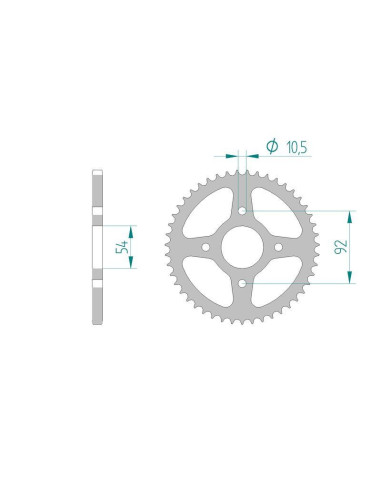 Kit chaine DID  ACIER MBK X-POWER 50...