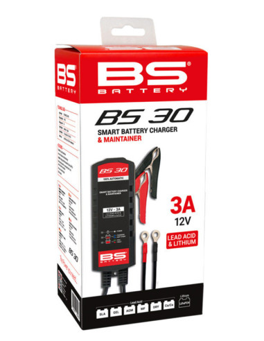 Chargeur de batterie intelligent BS BATTERY BS30 - 12V 3A