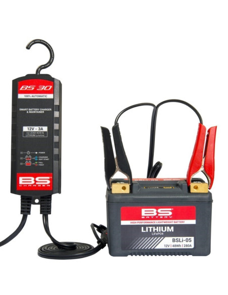 Chargeur de batterie intelligent BS BATTERY BS30 - 12V 3A