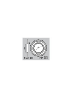 Couronne PBR acier standard 4402 - 420