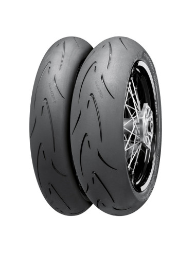 Train de pneus CONTINENTAL CONTIATTACK SM EVO (120/70R17+160/60R17)