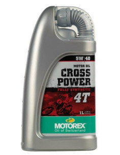 Huile moteur MOTOREX Cross Power 4T - 5W40 1L 2