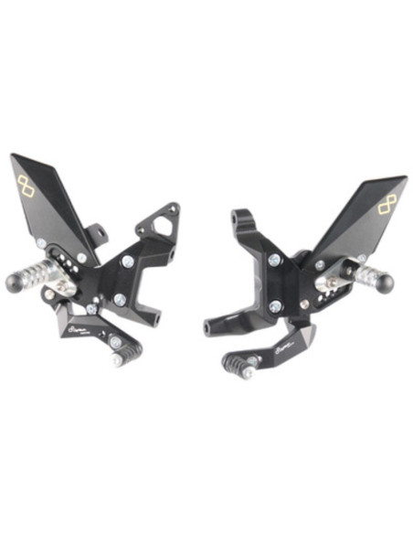 Commandes reculées réglables/repliables LIGHTECH sélection standard et inversée