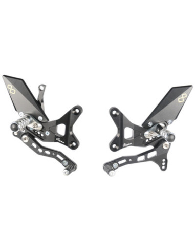 Commandes reculées réglables/repliables LIGHTECH sélection standard et inversée