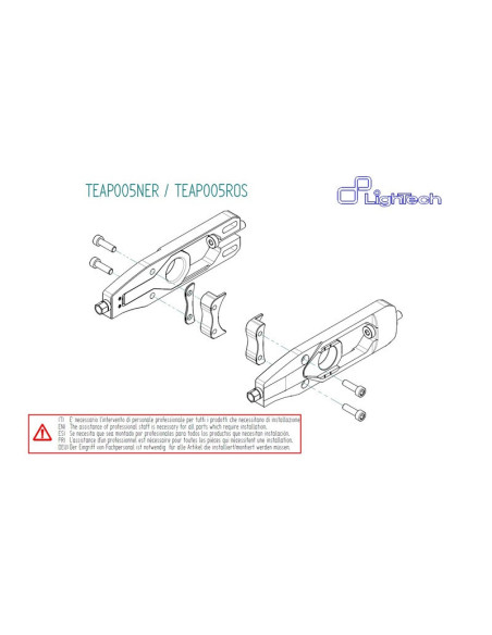 Tendeur de chaîne LIGHTECH bras oscillant