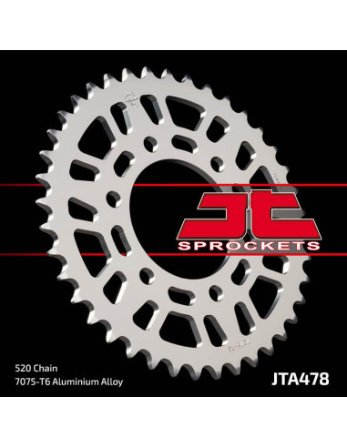 Couronne JT SPROCKETS aluminium Ultra-Light 478 - 520