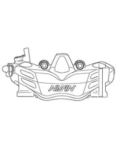 Etrier de frein 4 pistons radial NISSIN - gauche 2