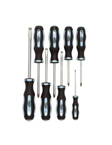 Jeu de tournevis DRAPER à prise souple - 8 pièces