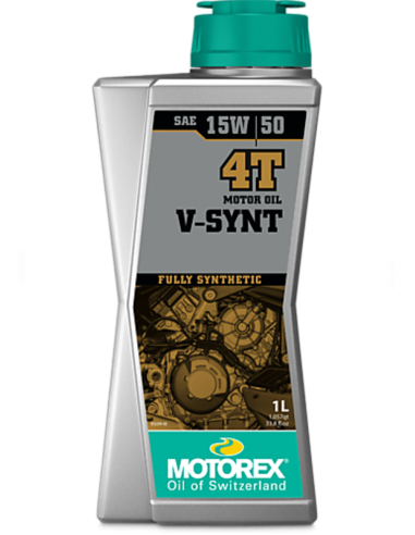 Huile moteur MOTOREX V-SYNT 4T 15W50 - 1L