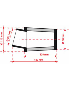 Filtre à air BMC conique Ø60mm - FBSA60-128 2