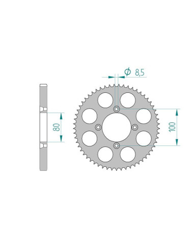 Kit chaine DID  ALU SCORPA SY 175  F...