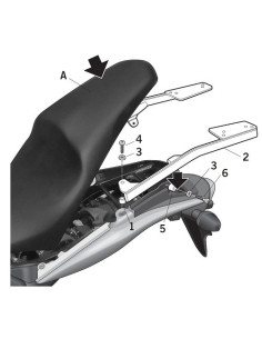 Porte paquet Shad Top Master Honda CB600 F 07 / 10