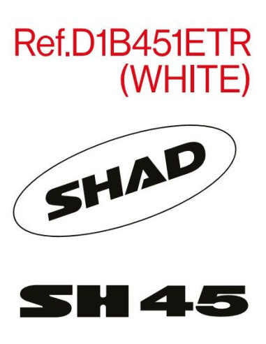Pièces de rechange pour SHAD SH45.