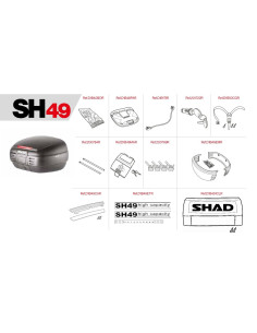 Pièces de rechange pour SHAD SH49.