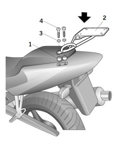 Porte paquet Shad Top Master H0CB61ST