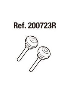 Rubber bumper lot de 2