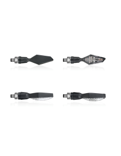 Clignotants à LED Draft Noir/Transparent