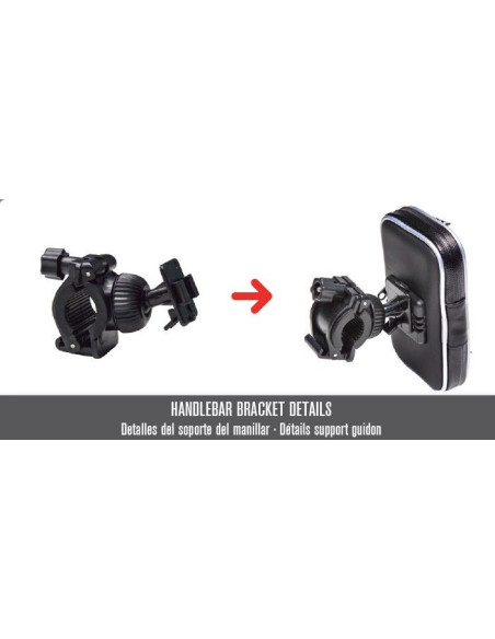 Support GPS SHAD fixation guidon