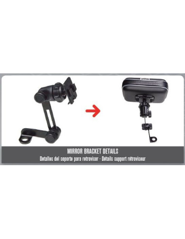 Support GPS SHAD fixation retroviseur