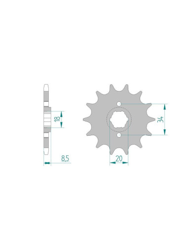 Kit chaine DID  ACIER SMC 250 BLAST/...