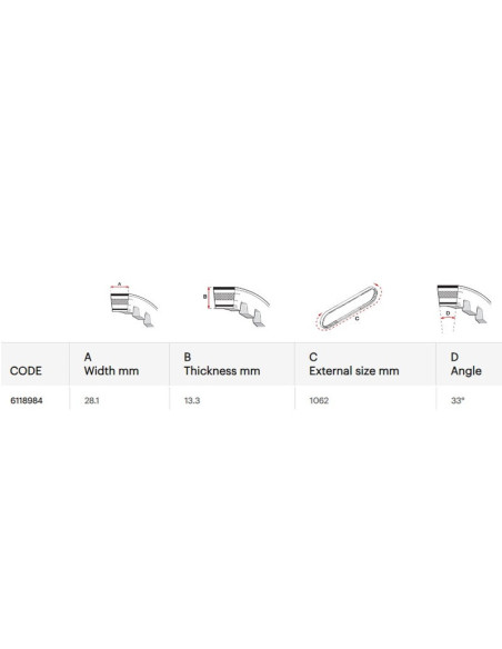 Courroie de transmission racing MALOSSI X K