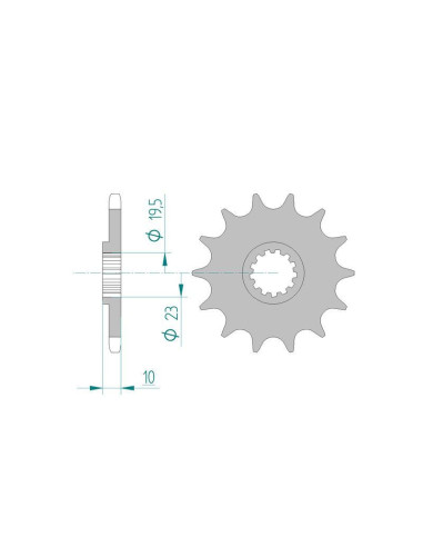 Kit chaine DID  ACIER SUZUKI DR-Z 400...