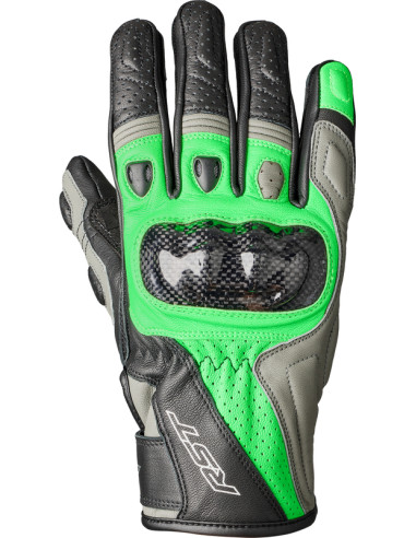 Gants RST Stunt 3 CE - vert fluo