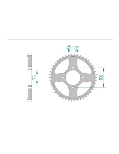 Kit chaine DID  ACIER SUZUKI RG 500...