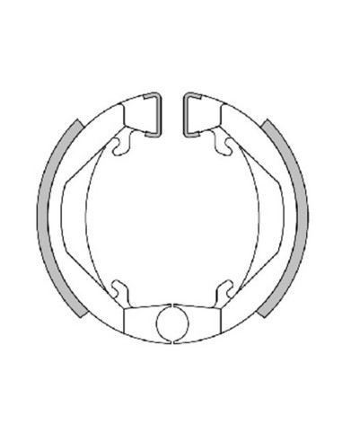 Mâchoires de frein POLINI For Race 80x18 avec ressorts