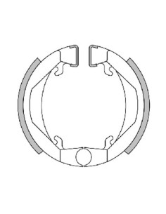Mâchoires de frein POLINI For Race 80x18 avec ressorts 2