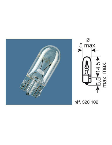 Ampoule OSRAM Original Line W2W 12V 2W - x10
