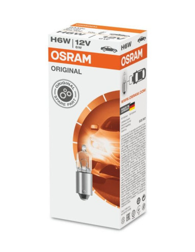 Ampoule OSRAM Original Line H6W 12V 6W - boîte de 10