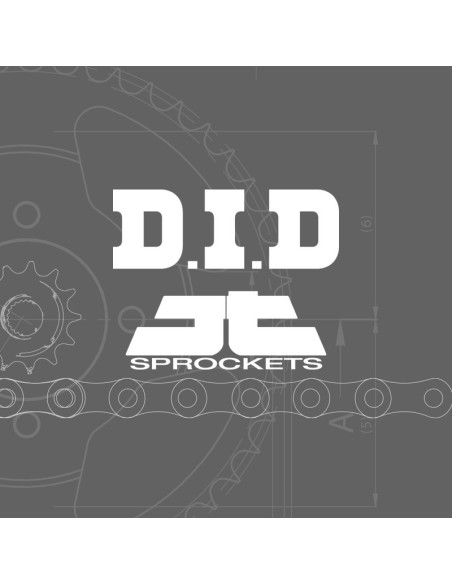 Kit chaîne DID/JT 525ZVM-X2 15/41 super-renforcé - couronne ultra-light sans support de couronne Ducati