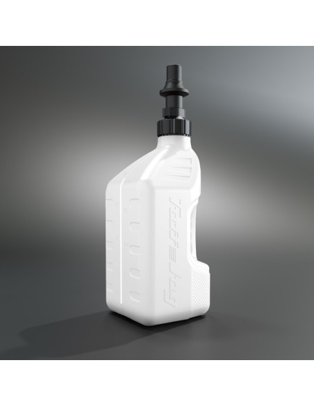 Bidon d'essence TUFF JUG blanc avec bouchon Ripper 2.5G/10L