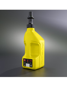 Bidon d'essence TUFF JUG jaune avec bouchon Ripper 2.5G/10L 2