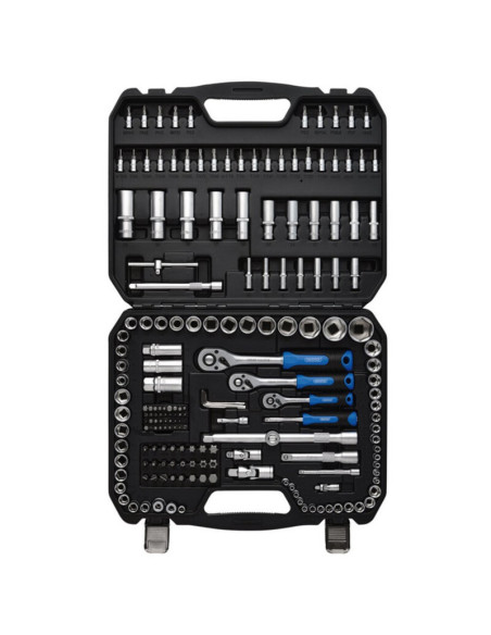 Coffret de douilles et d'embouts métriques DRAPER HI-TORQ® 1/4" 3/8" et 1/2" (188 pièces)