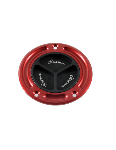 Bouchon de réservoir LIGHTECH noir/rouge à vis MV BRUTALE 800