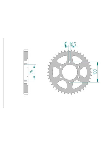 Kit chaine DID  ACIER SUZUKI GSX-R...