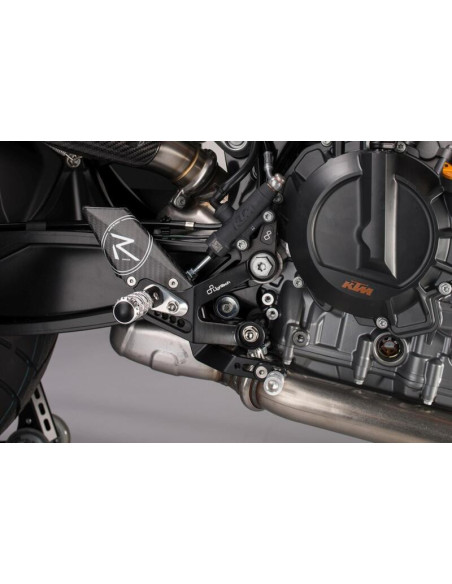 Commandes reculées fixe LIGHTECH selection standard noir KTM 790 Duke