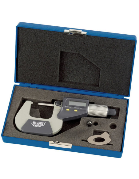 Micromètre numérique DRAPER double lecture - 0 - 25 mm/0 - 1"