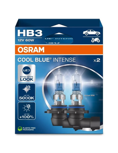 Ampoule OSRAM Cool Blue Intense HB3 12V/60W - X2