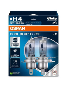 Ampoule OSRAM Cool Blue Boost H4 12V/100/90W - X2 2