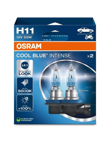 Ampoule OSRAM Cool Blue Intense Bulb H2 12V/55W - x2