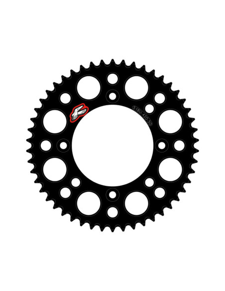 Couronne RENTHAL aluminium ultra-light anti-boue 518U - 420