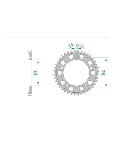 Kit chaine DID  ALU SUZUKI GSX-R 600...