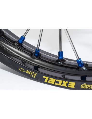 Jeu de têtes de rayons HAAN WHEELS - bleu