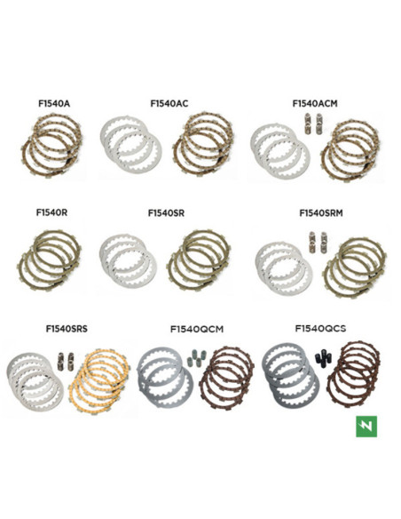 Kit disques lisses d'embrayage NEWFREN standard